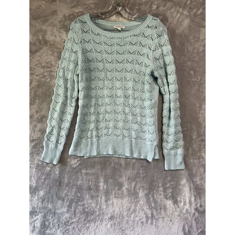 Nautical Nostalgia Hannah Knit Sweater Long‎ Sleeve Pullover Cardigan Size Large
